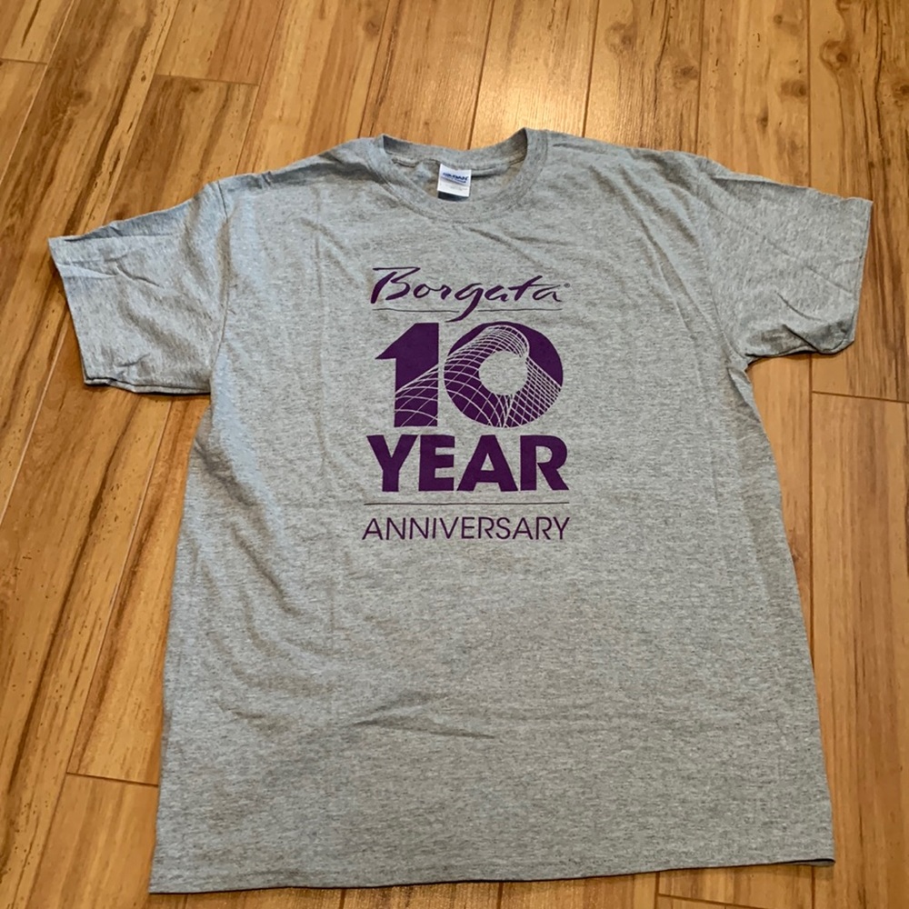 Borgata Casino Hotel Atlantic City 10 Year Anniversary Shirt NWOT Large L